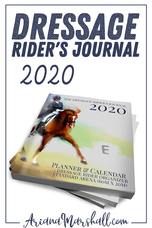 Dressage Rider's Journal 2020 Image of book