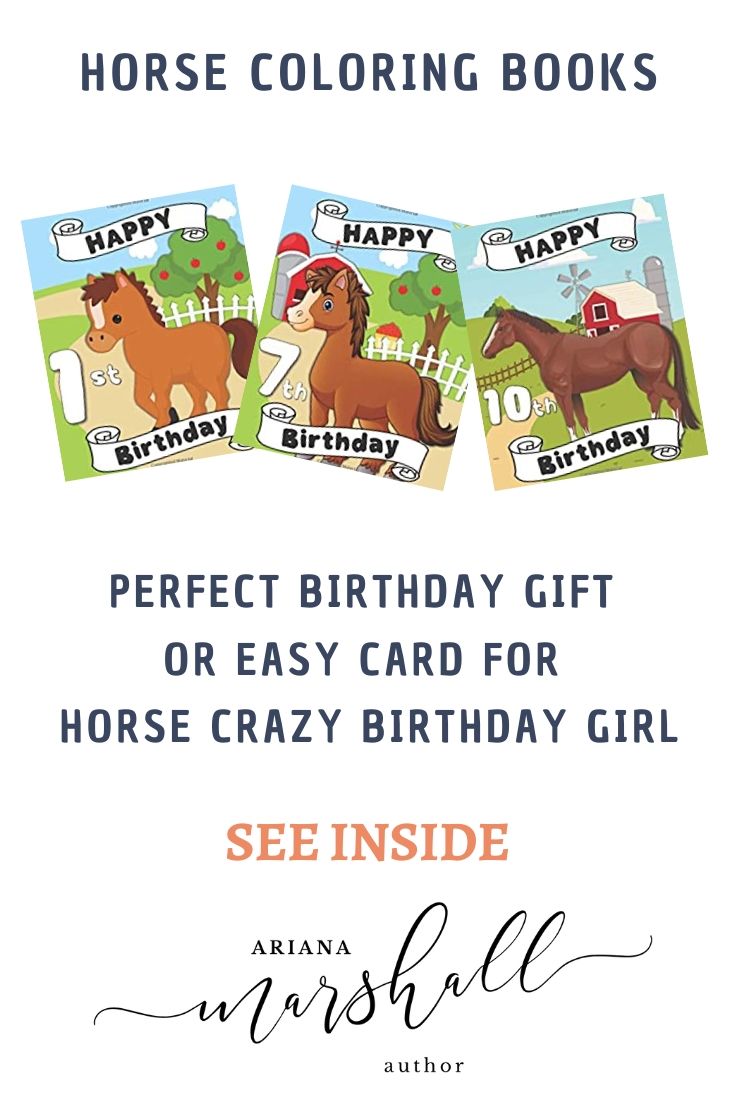 Product Spotlight: Horse Coloring Books for Girls Birthdays